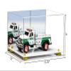 Better Display Cases Acrylic Versatile Display Case Display Case - Medium Square Box with Mirror Case, Yellow Risers and White Base 15.25" x 12" x 9" (V13/A082) view 2