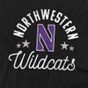 Northwestern University Official Wildcats Unisex Adult T-Shirt, Wildcats, Large view 2