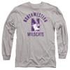 Northwestern University Official Wildcats Logo Unisex Adult Long-Sleeve T Shirt,Athletic Heather, 3X-Large view 1