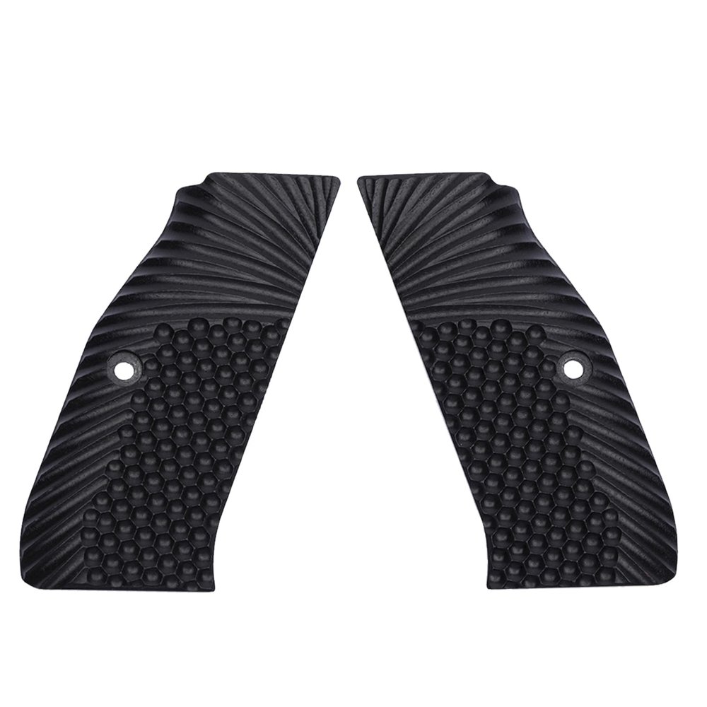 Guuun G10 Grips for CZ Shadow 2 Tactical CZ-75 Slim Palm OPS Texture - Black