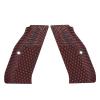 Guuun G10 Grips for CZ Shadow 2 Tactical CZ-75 Slim Palm OPS Texture - Red/Black view 1