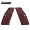 Guuun G10 Grips for CZ Shadow 2 Tactical CZ-75 Slim Palm OPS Texture - Red/Black view 2