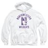 Northwestern University Official Wildcats Logo Unisex Adult Pull-Over Hoodie,White, 3X-Large view 1