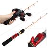 30.5cm/12in Ice Fishing Rod Trout, Telescopic Fishing Rods, Fishing Poles Ugly Stick with 2 Sections for Spinning Fishing Rod view 2