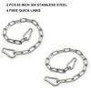 MIKMAYTOO Set of 2 Heavy Duty Porch Swing Hanging Chain Kit, 68 Inch Hammock Chair Hardware for Indoor Outdoor Playground Hanging Chair Hammock Chair Punching Bags, 1000LB Capacity view 2