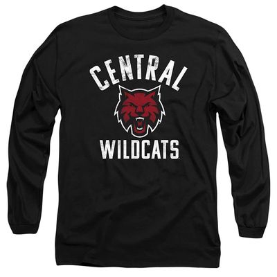 Central Washington University Official Wildcats Logo Unisex Adult Long-Sleeve T Shirt,Black, 3X-Large