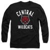 Central Washington University Official Wildcats Logo Unisex Adult Long-Sleeve T Shirt,Black, 3X-Large view 1