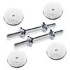 Ader 40lb Chrome Dumbbell Set, 20lb each view 1