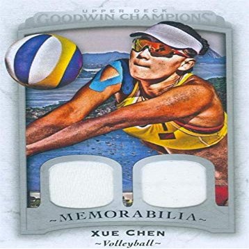 Autograph Warehouse 649717 Zue Chen Player Worn Relic Patch Trading Card - Volleyball, China - 2017 Upper Deck Goodwin Champions No.M2XC