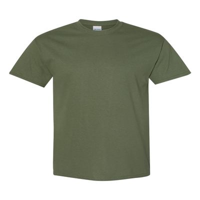 Gildan Men's Classic, Pack of 2 2XL-Military-Safetypink