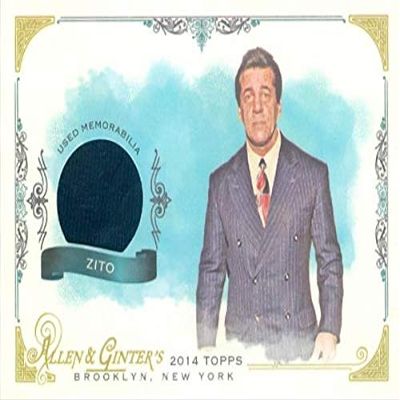 Sports Memorabilia Autograph Warehouse 627071 Chuck Zito Used Worn Relic Patch Trading Card - Actor - 2014 Topps Allen & Ginters No.FSRCZ