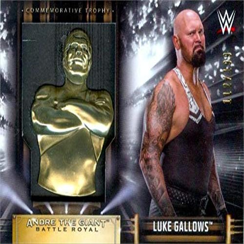 Sports Memorabilia Autograph Warehouse 649634 Luke Gallows Trading Card - Wrestling, WWE - 2019 Topps Andre The Giant Memorial Battle Royal Trophy Relic No.BRLG LE 112-199