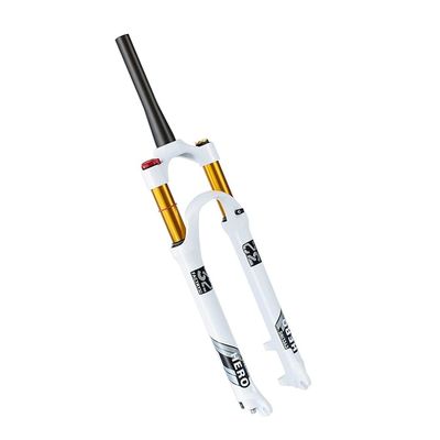 Jejy 26/27.5/29 Inch Suspension Front Forks MTB Bicycle Shock Absorber, Mountain Bike Pressure Air Fork QR 9mm Quick Release Accessories (Color : Tapered Manual Lockout, Size : 26)