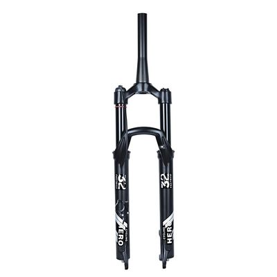 Jejy 26/27.5/29 Inch Mountain Bike Ultralight Front Forks, MTB Magnesium Alloy Pressure QR 9mm Quick Release Suspension Fork Accessories (Color : Tapered Remote Lockout, Size : 27.5)