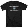 University of West Florida Official Circle Logo Unisex Adult T-Shirt, Black, 4X-Large view 1