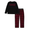 Hurley Boys' Pajama Set, Gym Red Checkered, 4 view 1