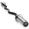 Philosophy Gym 47" EZ Curl Olympic Barbell - 8.5KG 25mm Grip 400LB Capacity 4 Needle Bearing 2" Weightlifting Bar view 1