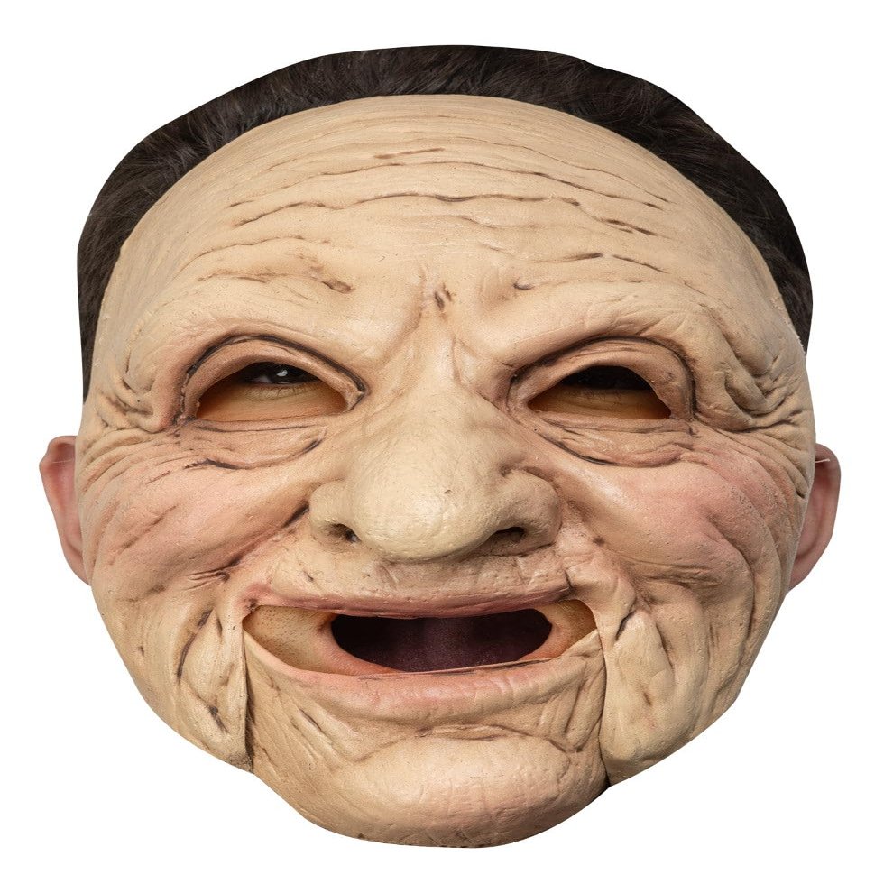 Ghoulish Productions Oldman Halloween Latex Mask