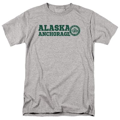 University of Alaska Anchorage Official Block Text Unisex Adult T-Shirt, Block Text, 4X-Large