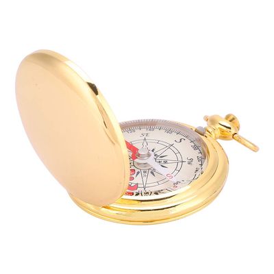Brass Compass, 1.97 x 2.36 x 0.67inch,54g Portable Watch Style Compass with Accurate Readings for Camping,Hiking Survival Compass