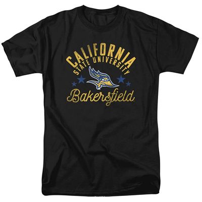 California State University Bakersfield Official Roadrunners Unisex Adult T-Shirt, Black, 5X-Large