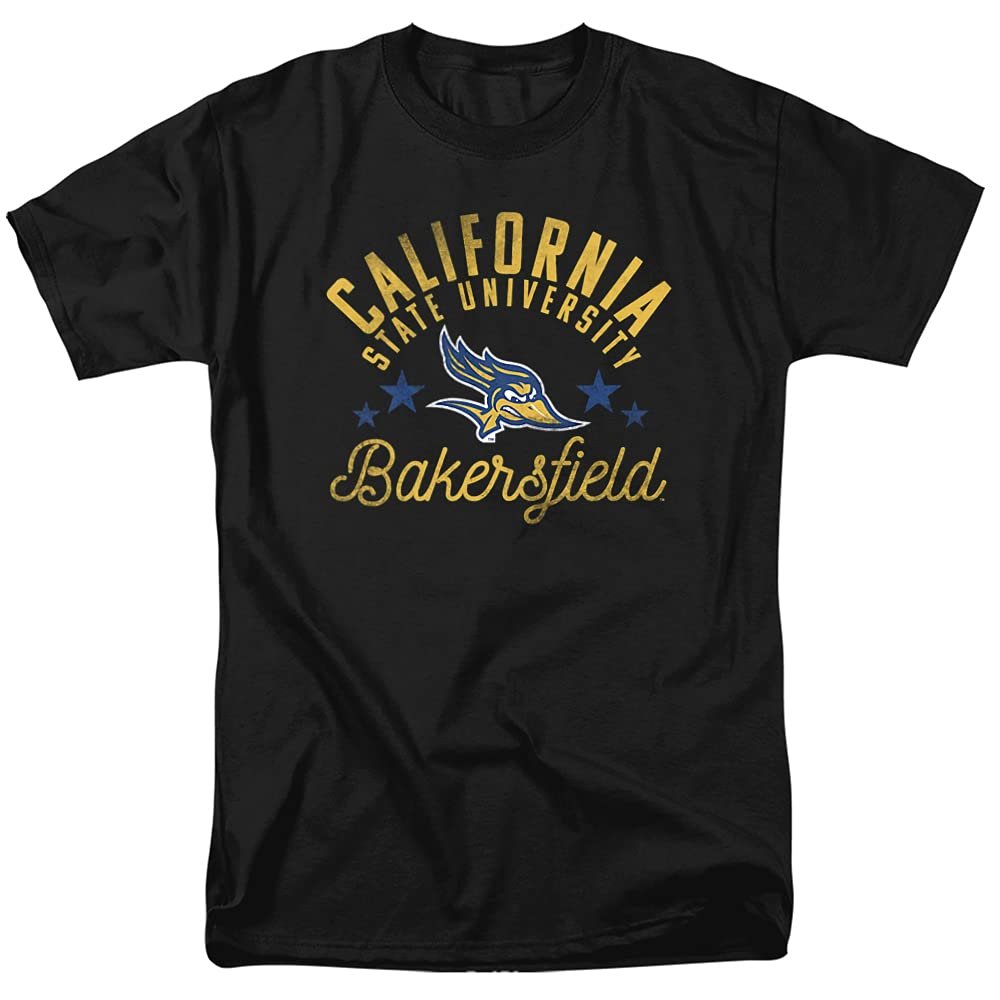 California State University Bakersfield Official Roadrunners Unisex Adult T-Shirt, Black, 5X-Large