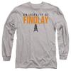University of Findlay Official Stacked Unisex Adult Long-Sleeve T Shirt,Athletic Heather, Small view 1