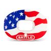 Battle Sports Oxygen Football Mouthguard - Football Mouth Guard with Strap, Superior Airflow & Better Performance, Maximum Breathability, Works with Braces - American Flag view 1