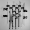 Gravity Grabber Ultimate Ski & Snowboard Wall Storage Rack - Fits any Ski or Snowboard - Save Your Rocker, Tips and Tails - Damage-free - 6x - Black view 2