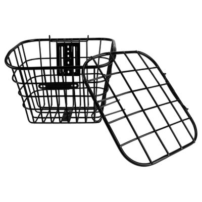 Cabilock Front Bike Basket Bicycle Handlebar Basket for Mountain Bike Accessories Bike Frame Basket Black