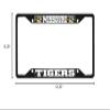 FANMATS 31267 Missouri Tigers Metal License Plate Frame Black Finish view 3