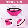 Aliceset 80s Neon Fanny Pack 2 Pcs 80s 90s Fanny Pack for Women Waist Lightweight Belt Bags Waterproof Traveling Running Bags Halloween Costume with Adjustable Strap(Fluorescent Green, Rose Red) view 2
