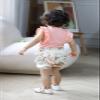 Tiny Cutey Baby Girl Clothes Infant Summer Outfits Set Ruffle Sleeve Romper and Floral Shorts with Headband (Sleeveless Bright Pink, 0-3 Months) view 3