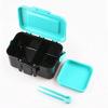 Toasis Fishing Live Bait Box Worm Storage Container Plastic Case with Tweezer (Blue-2pcs) view 4