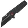 ARTISANCUTLERY Tactical Knife Proponent Normal Size(1820P) D2 Steel Black PVD Blade, Folding Pocket Knife with G10 Handle, Black view 1