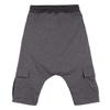 Familyhouse 3/4 Mens Hippie Pants Drop Crotch Harem Pants Genie Pants Mens Capri Cotton Baggy Shorts Wide Leg Trousers (Grey,XL) view 4