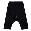 Familyhouse 3/4 Mens Hippie Pants Drop Crotch Harem Pants Genie Pants Mens Capri Cotton Baggy Shorts Wide Leg Trousers (Black,XXL) view 3