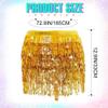 EARENT Gold Fringe Skirt Sequin Tassel Skirts for Women view 4