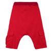 Familyhouse 3/4 Mens Hippie Pants Drop Crotch Harem Pants Genie Pants Mens Capri Cotton Baggy Shorts Wide Leg Trousers (Red,L) view 3