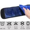 Arm Trimmers for Women Pair Sauna Sweat Arm Shaper Bands Adjustable Compression Sleeves Wraps For Sports Workout (Blue) view 3