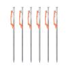 Boundless Voyage 6pcs/lot Titanium Alloy Tent Pegs Outdoor Camping Awning Tent Stakes Lightweight Hiking Climbing Tent Nail (30cm-Ti4015P) view 1