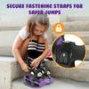 New Bounce Jumping Shoes - Kangaroo Jumping Shoes for Kids - Exercise Moon Boots - Bouncy Shoes for Ages 8-12 - Size 1-6 (32-38 EU) Purple view 4