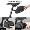 ROCKBROS Bike Saddle Bag Bike Bag Under Seat Bag Bicycle Seat Pack Pouch for Cycling Adjustable Mounting view 4