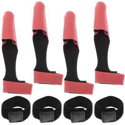 2 Sets Fishing Rod Cover Sleeve Cloth Fishing Rod Tip Protector Rod Tip Covers Baitcasting Rod Fishing Accessories for Men Red and Blue