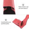 2 Sets Fishing Rod Cover Sleeve Cloth Fishing Rod Tip Protector Rod Tip Covers Baitcasting Rod Fishing Accessories for Men Red and Blue view 2