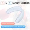 Frienda 5 Pcs Youth Kids Mouth Guard for Sports, Mouthguard for Football Bulk, Adults Boy Girl Sports Athletic Mouthguard for Boxing Basketball Hockey Karate(Green, Blue, White, Black, Red) view 4