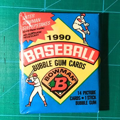 Bowman Baseball 1990 14 Trading Cards per Pack