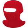 SATINIOR 1-Hole Knitted Full Face Cover Adult Winter Ski Balaclava for Outdoors (Red), Medium view 1