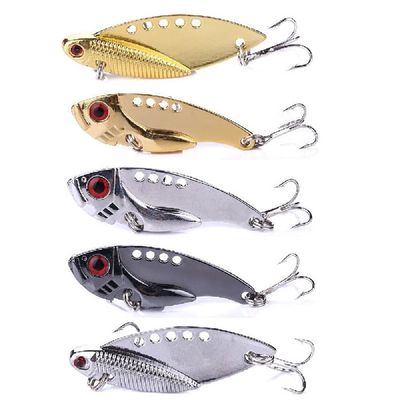 LURESMEOW Fishing Spoons & Blade Baits for Bass, Walleye, Trout - Metal VIB Hard Blade Bait Fishing Spoon Lures for Freshwater & Saltwater