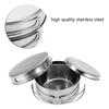 Alvinlite Camping Cookware Mess Kit for Backpacking Gear 4PCS Camping Cooking Pots and Frying Pans Sets with Lightweight Stainless Steel Plate for Hiking Picnic Campfire Outdoor Stove Accessories view 4